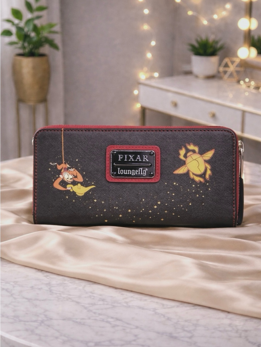 Loungefly Disney Aladdin Jafar Villains Scene Zip Around Wallet